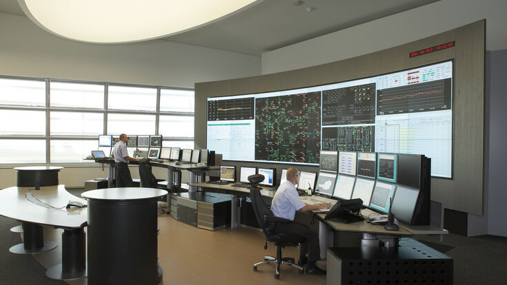 © Austrian Power Grid AG Die APG-Steuerzentrale von innen.
