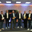Der Intilion-Expertentalk fand zuletzt online statt (von links): Boris Langerbein und Martin Peters (beide Intilion), Stefan Haslinger (Schubert CleanTech), Manuel Schmidt (Intilion), Josef Bayer (Max Bögl) und Pascal Lefarth (Intilion). Oliver Brückl (OTH Regensburg) war per Telefonkonferenz anwesend.