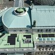 VERBUND-PV-Anlage am Dach des Wiener Burgtheaters.