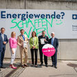 Peter Aufreiter, geschäftsführender Direktor technisches Museum Wien, Karin Skarek, wirt. Geschäftsführung technisches Museum Wien, Stadtrat Peter Hanke, Patricia Neumann, CEO Siemens Österreich, Hermann Nebel und Thomas Maderbacher, beide Geschäftsführung Wiener Netze (v.l.n.r.)