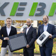 Gregor Eckhard, COO Easelink, Christian Peer, CEO KEBA Energy Automation und Gerhard Weidinger, CTO KEBA Energy Automation (v.l.n.r.)
