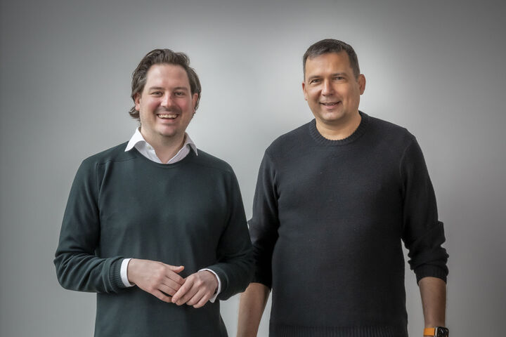 Constantin Eis (links) und Peter Geigle (rechts)