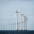 Offshore Windpark Windenergieanlagen Offshore-Windpark Windrad Windräder erneuerbare Energien Stromerzeugung Umweltschutz Middelgrunden Kopenhagen Ostsee Meer Öresund Øresund 20 Bonus 2MW-Anlagen