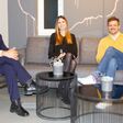 René Huber, Geschäftsführer go green energy, Marion Sima, Geschäftsführerin go green energy, sowie Nikolas Jonas, Geschäftsführer von Otovo Österreich (v.l.n.r.)