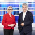 FEEI-Geschäftsführerin Marion Mitsch und FEEI-Obmann Wolfgang Hesoun bei der Jahrespressekonferenz des Fachverbands.
