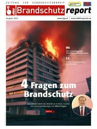 Cover Brandschutzreport 2024