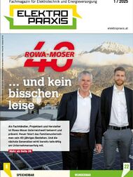 Cover Elektropraxis 1 2025
