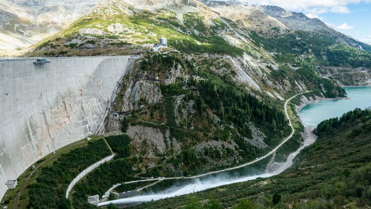 Die Kölnbreinsperre ist Österreichs höchste Staumauer.