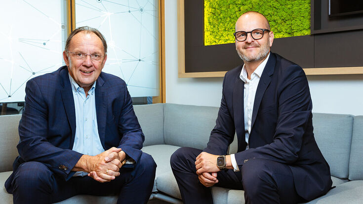Robert Pfarrwaller und Thomas Stadlhofer