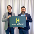 Maximilian Kloess (links) und Björn Sossong (rechts), Geschäftsführer HandelGrün