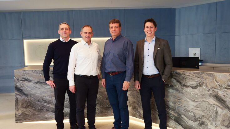 Christian Sieber, Harald Zeller, Karl Kohlhofer und Christian Schneller (v.l.n.r.)