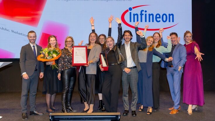 Infineon hat den Staatspreis Public Relations 2025 erhalten.