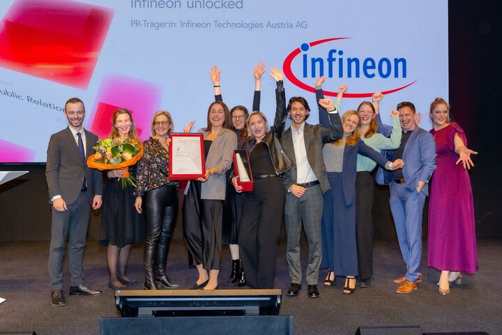 Infineon hat den Staatspreis Public Relations 2025 erhalten.