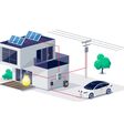 house, solar, storage, battery, car, scheme, 3d, backup, batteries, cell, charging, cloud, decentralized, eco, ecology, electric, electricity, energy, ev, family, flat, flow, green, grid, home, industry, ion, isometric, li-ion, isolated, modern, off-grid, panel, photovoltaic, plant, power, building, powerwall, recharge, renewable, residence, residential, smart, stabilization, station, sun, sustainable, white, vector