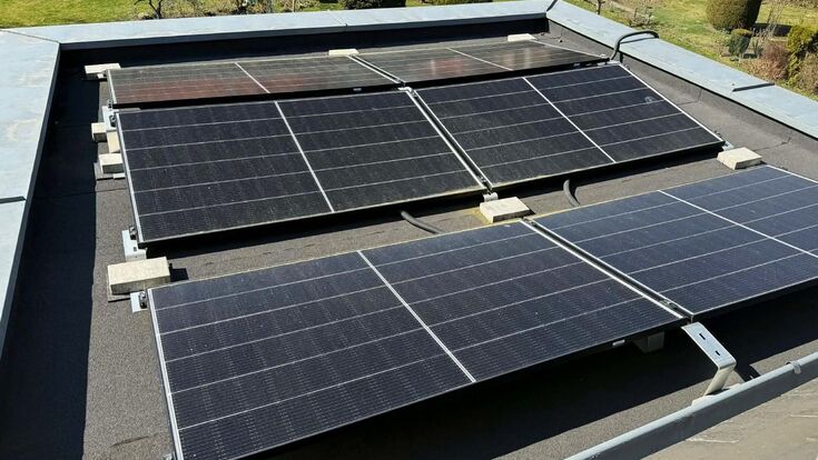 Die Photovoltaikanlage eines Testhaushalts, dessen Daten im Projekt iLESS von Fraunhofer Austria untersucht wurden.