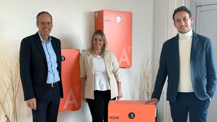 Das Accupower-Führungsteam: CEO Moritz Minarik, COO Bettina Haberler und CSO Manfred Zettl (v.l.n.r.)