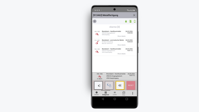 newReact gibt es in der mobilen Version und als Web-Anwendung.
