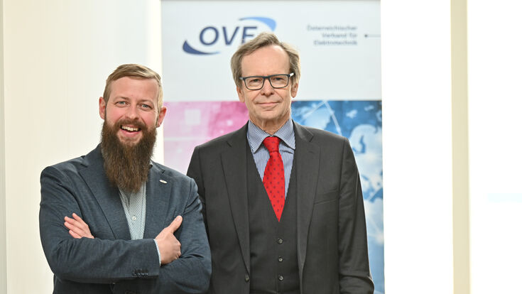 Daniel Herbst (links) folgt als OVE-Generalsekretär auf Peter Reichel (rechts).