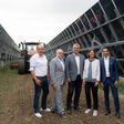 Johannes Mezgolits, Bürgermeister Donnerskirchen, Matthias Grün, Vorstandsvorsitzender Esterhazy Betriebe, Landesrat Heinrich Dorner, Silvia Angelo, Vorständin ÖBB-Infrastruktur und Stephan Sharma, CEO Burgenland Energie (v.l.n.r.)